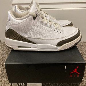 Nike Air Jordan 3 Retro Mocha 2018 Brown White BGrade 136064-122 Men's Size 10